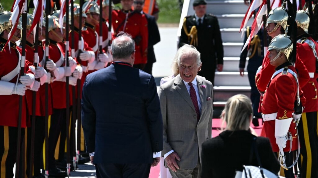 Canada welcomes King Charles against a backdrop of tensions with Trump : NPR