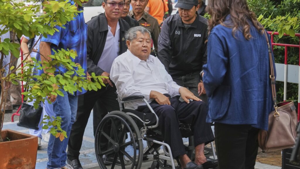 Construction magnate surrenders over Bangkok building collapse : NPR