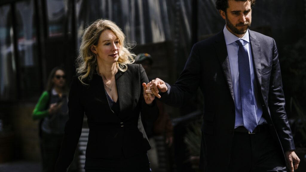 Elizabeth Holmes’s partner raises millions for new biotech startup : NPR