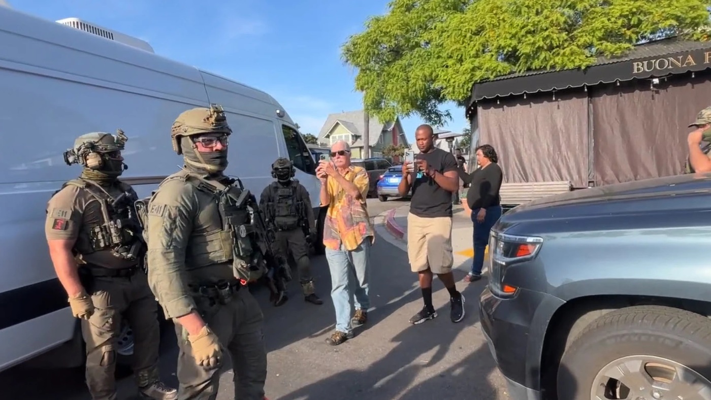 Immigration raid at San Diego restaurant leads to a chaotic scene : NPR