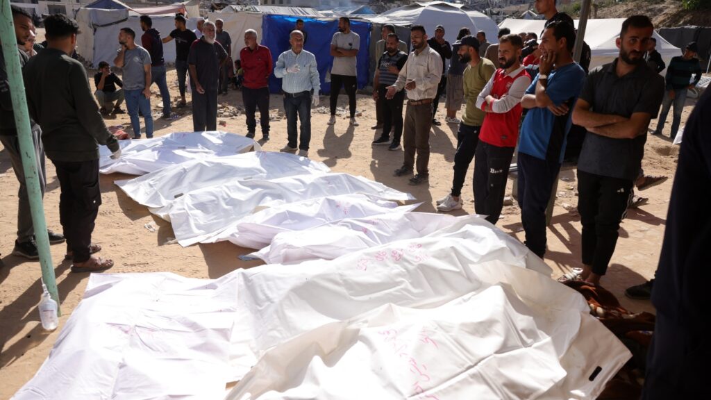 Israeli strikes kill over 100 Palestinians in Gaza in single day : NPR