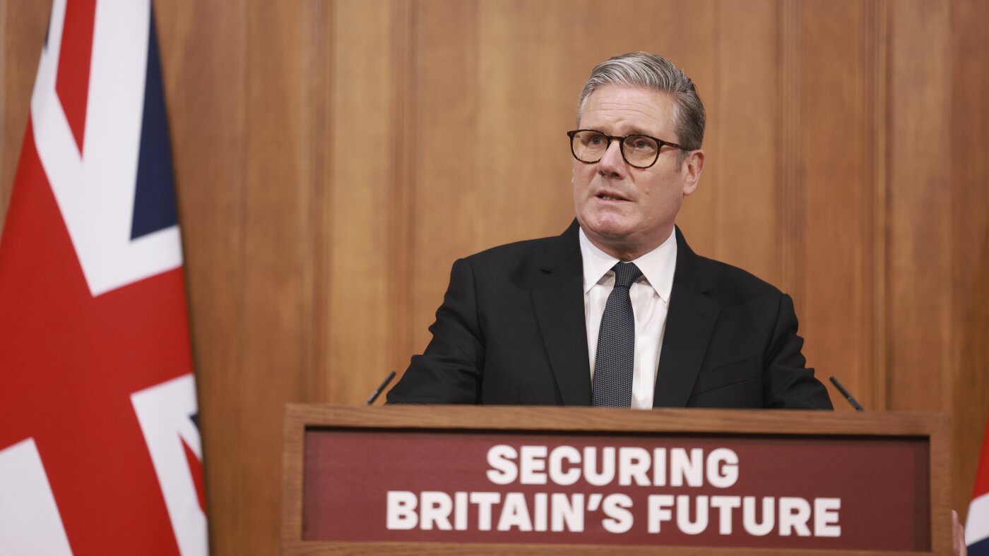 U.K.'s Starmer tries to tighten visa rules to end 'open borders' : NPR