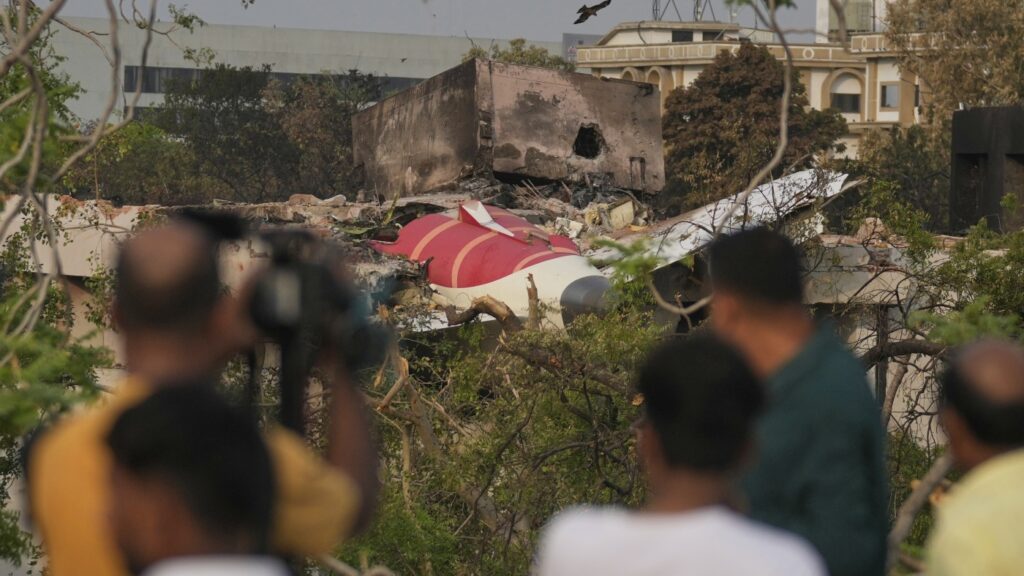 Death toll from plane crash in India climbs to 270 as search teams find more bodies : NPR