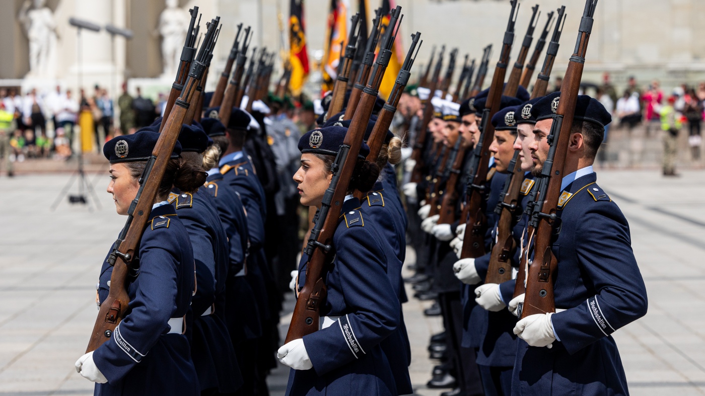 In an about-face, Germany plans to build Europe's biggest military : NPR
