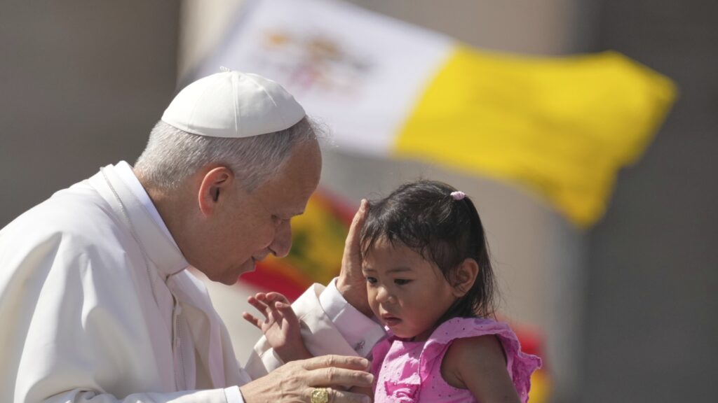 Pope Leo criticizes political nationalism and prays for reconciliation and dialogue : NPR