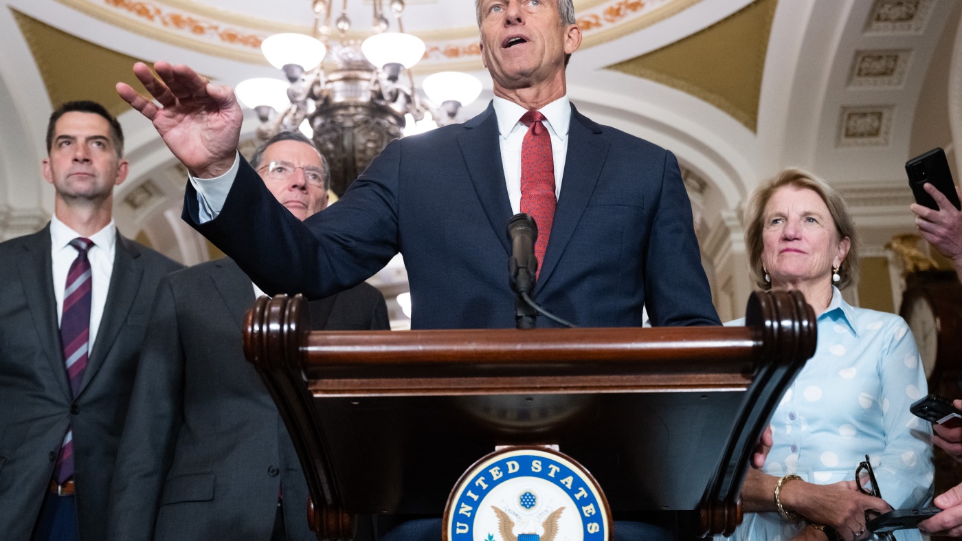 Senate Republicans dealt a blow on Medicaid changes in budget bill : NPR