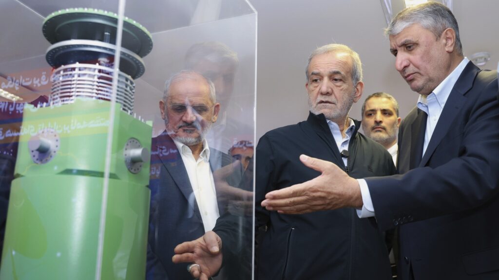 Trump warns of strike on Iran if no nuke deal signed : NPR