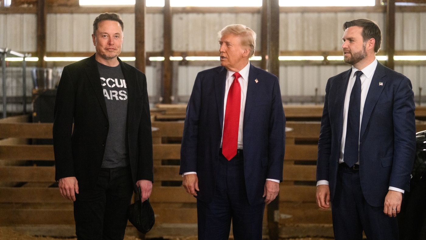 Vance voices loyalty to Trump but says he 'understands' Musk's frustration : NPR