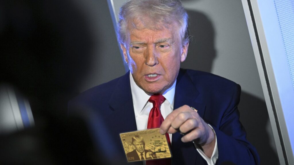 Wealthy foreigners consider Trump’s Gold Card visa as immigration fast lane : NPR
