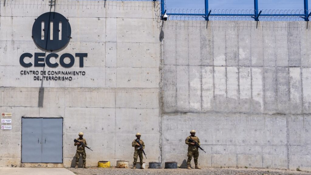 Migrants deported from U.S. to Salvadoran prison remain under U.S. control : NPR