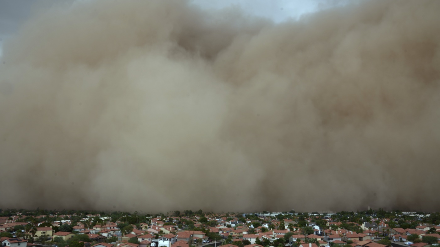 A massive dust storm known as a haboob hit Phoenix : NPR