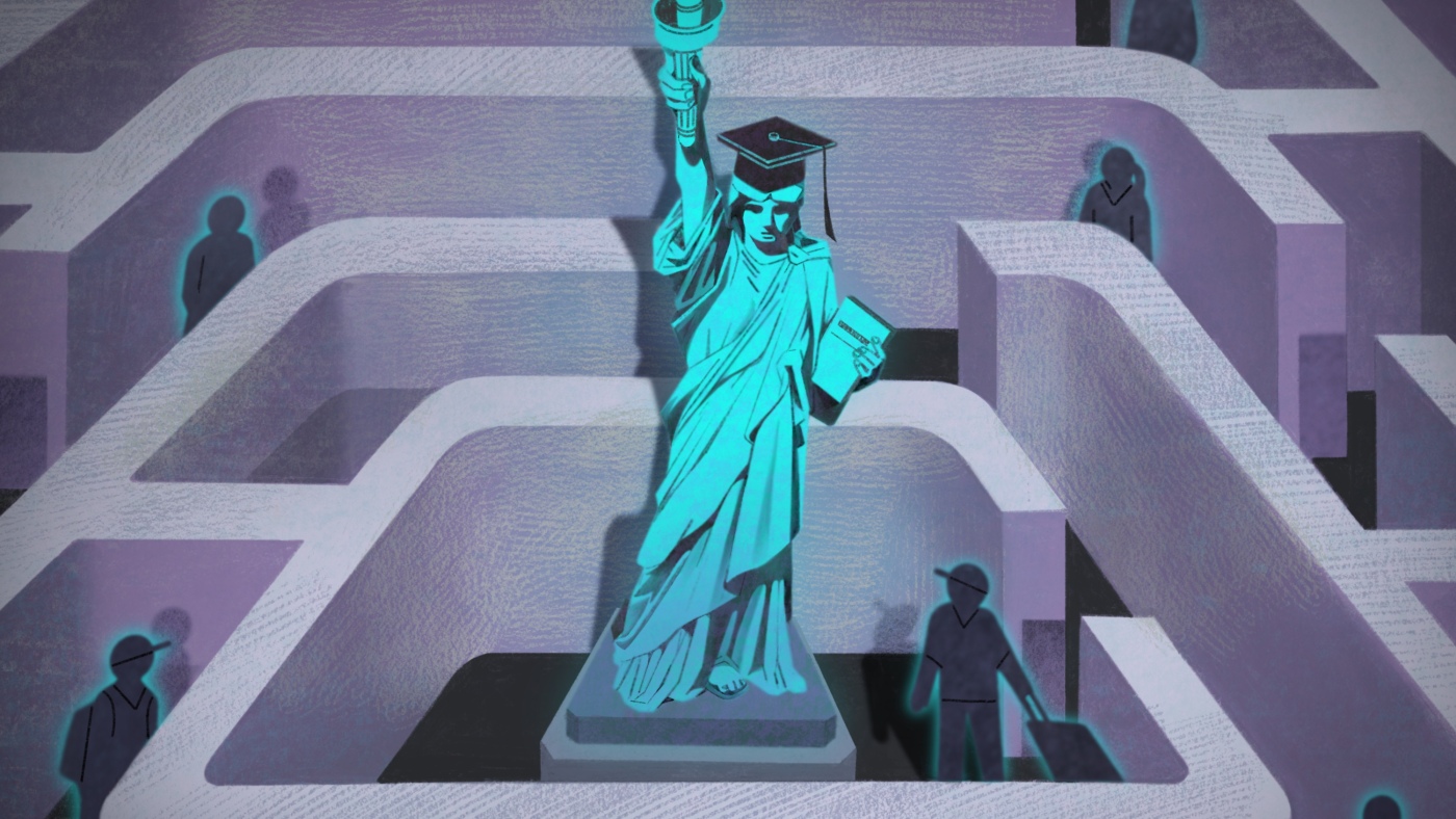 Colleges see a drop in international students under Trump : NPR