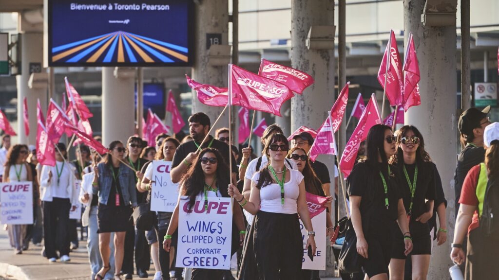 Government forces Air Canada flight attendants back to work, into arbitration : NPR