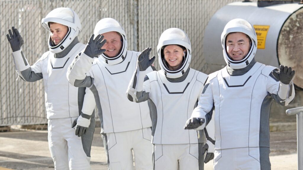 SpaceX launches four people on NASA's Crew-11 mission to ISS : NPR