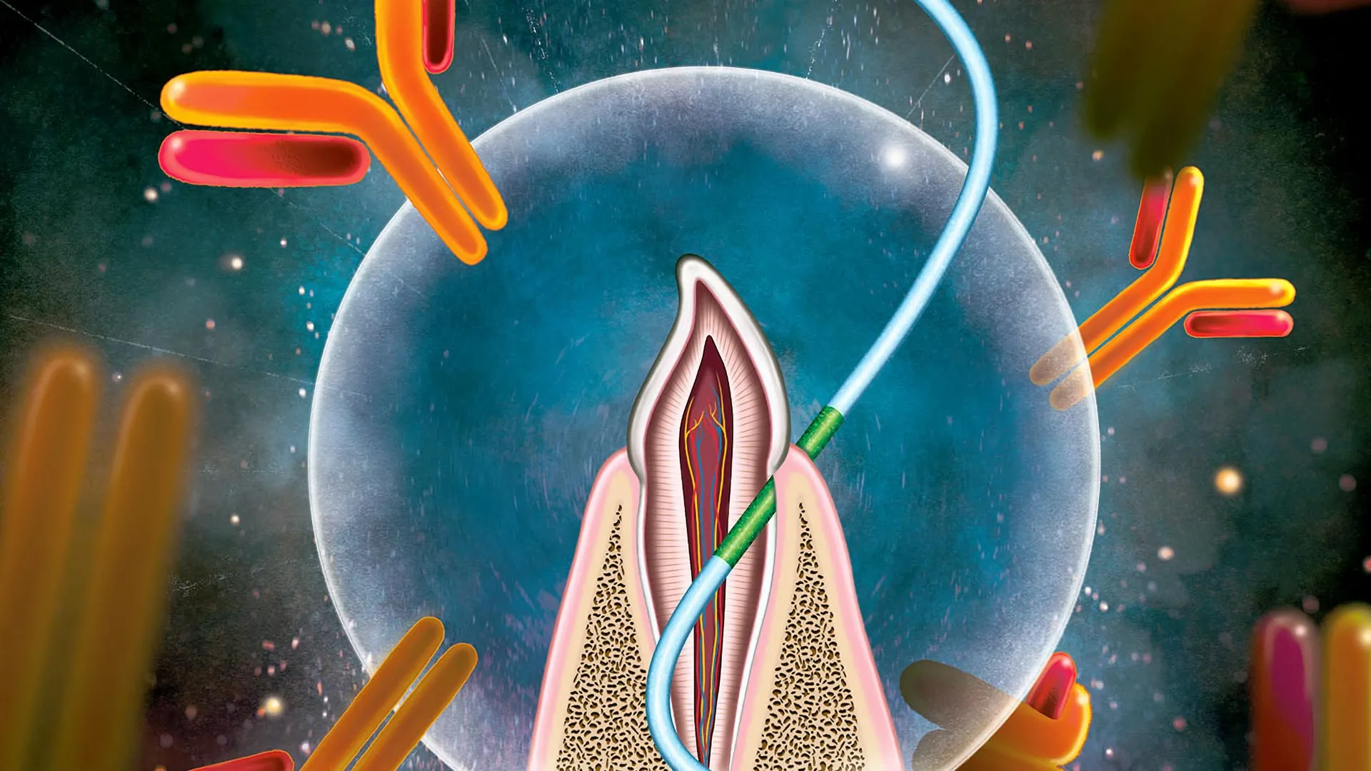 This vaccine uses dental floss instead of needles