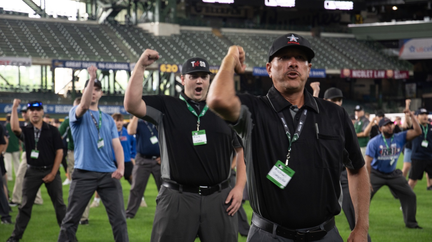 Who wants to be a Major League Baseball umpire? Plenty do. : NPR